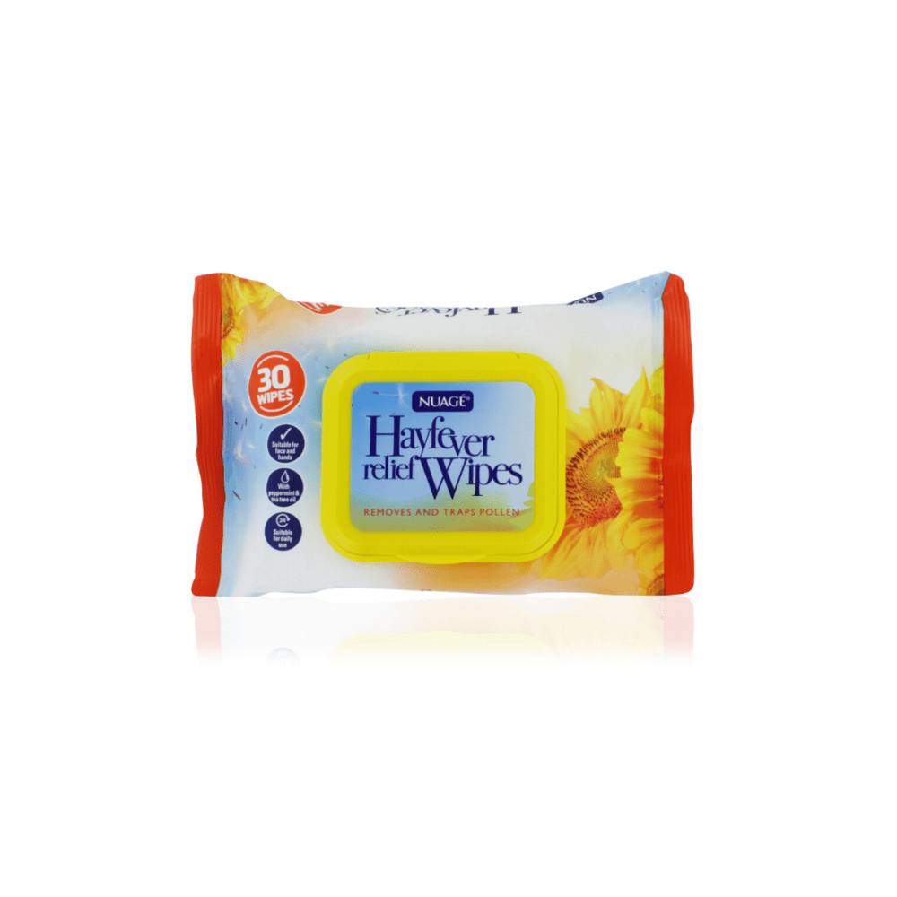 Nuage Hayfever Relief Wipes (30) Allergy and Hayfever