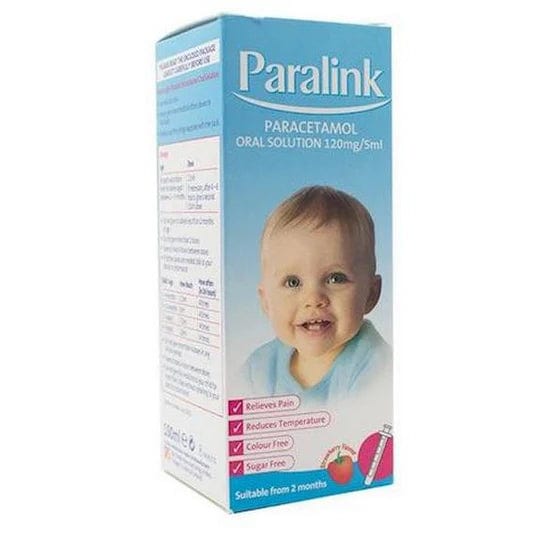 Paralink Paracetamol Oral Solution 120mg/5ml 100ml Baby Care Paralink Paracetamol Oral Solution 120mg/5ml 100ml
