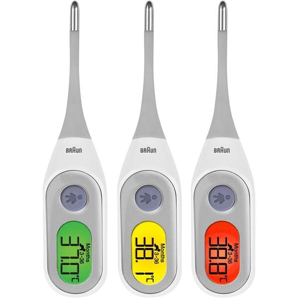 Braun Digital Stick Thermometer with Age Precision ~ PRT2000 Baby Health
