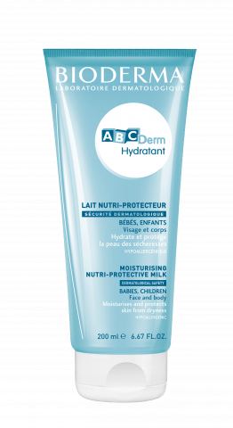 Bioderma Abcderm Hydratant Moisturising Milk (200ml) Baby Skincare