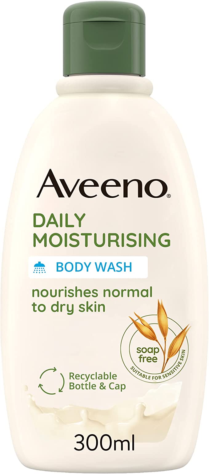 Aveeno Daily Moisturising Yoghurt Body Wash - Vanilla & Oat (300ml) Bath and Shower