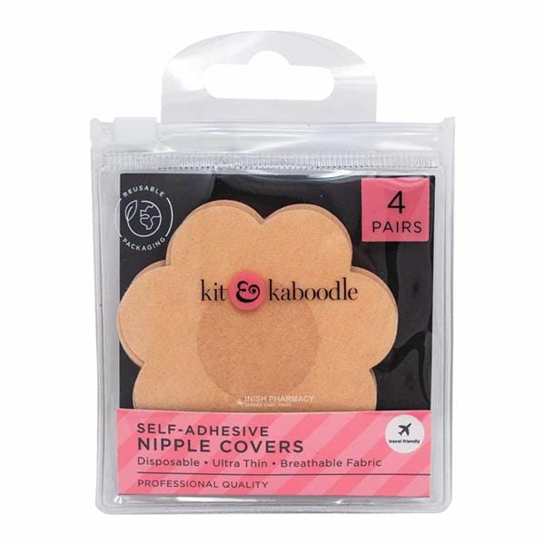 Kit & Kaboodle Self-Adhesive Nipple Covers 4 Pairs Body Care Kit & Kaboodle Self-Adhesive Nipple Covers 4 Pairs