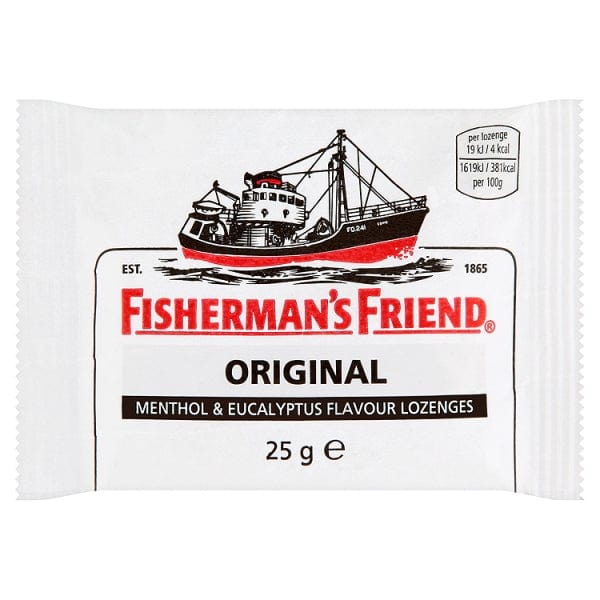 Fisherman's Friend - Original ~ Menthol & Eucalyptus Lozenges (25g) Cold and Flu
