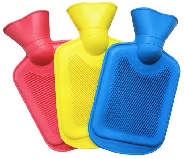Hot Water Bottle ~ Double Sided Ribbed Cold and Flu