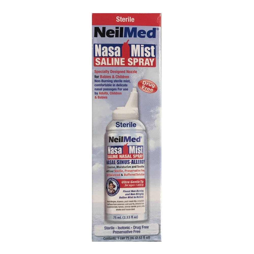 Neilmed NasaMist Saline Spray (75ml) Cold and Flu