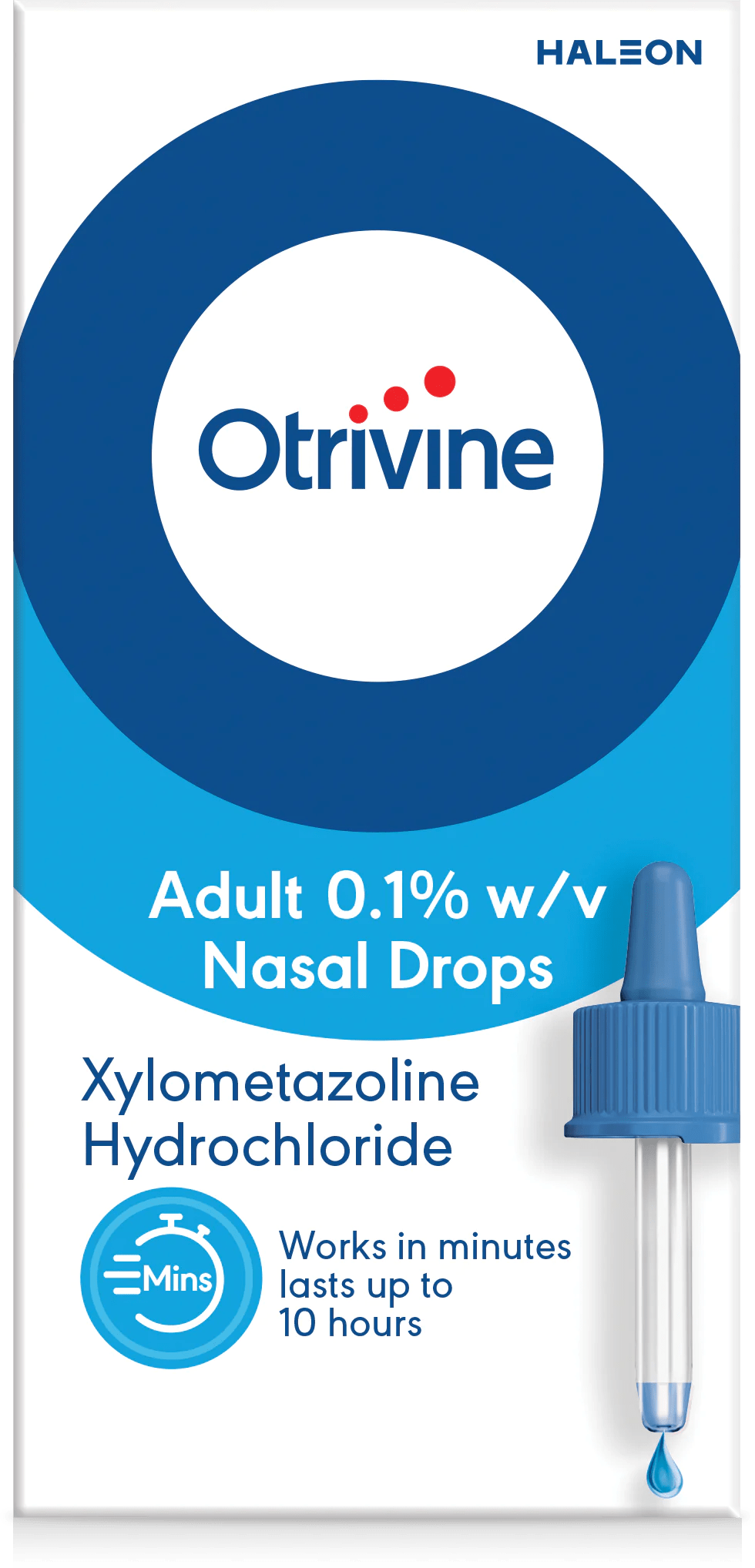 Otrivine Adult Nasal Drops (10ml) Cold and Flu