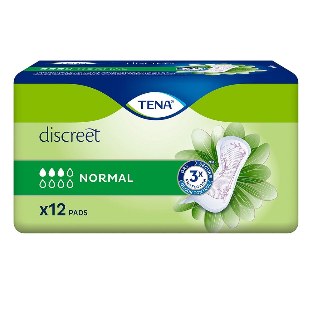 Tena Discreet Normal Incontinence Pads (12) Continence Care