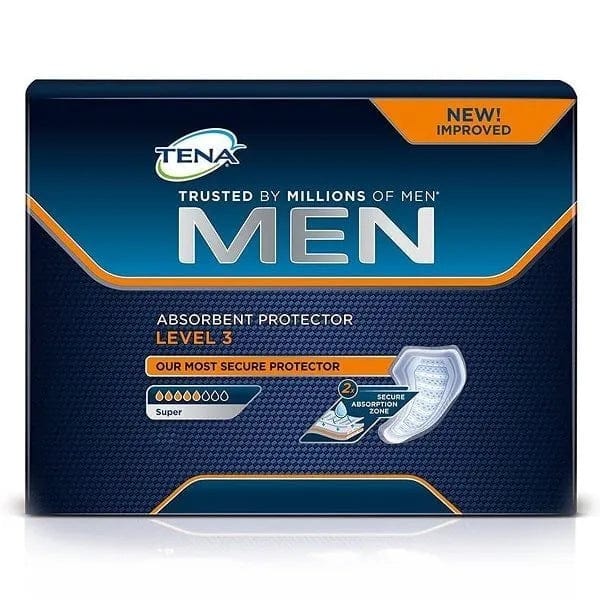 TENA Men Absorbent Protector Level 3 Super (8) Continence Care