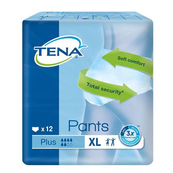 TENA Pants Plus Incontinence Pants - Extra Large (12) Continence Care