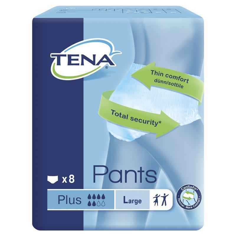 TENA Pants Plus Incontinence Pants - Large 100-135cm (8) Continence Care