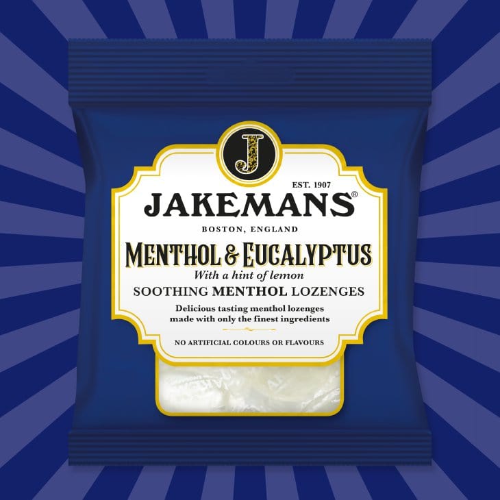 Jakemans Menthol and Eucalyptus Lozenges (73g) Cough