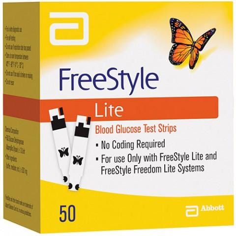 Freestyle Lite Test Strips (50) Diabetes Care