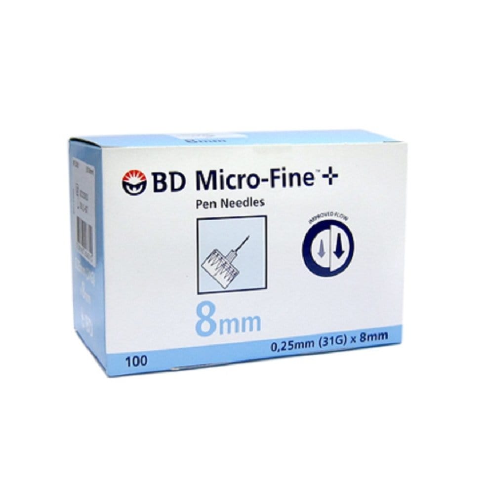 Micro Fine Ultra Pen Needles ~ 8mm x 31G (100) Diabetes Care