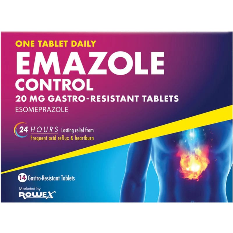 Emazole 20mg Tablets 14