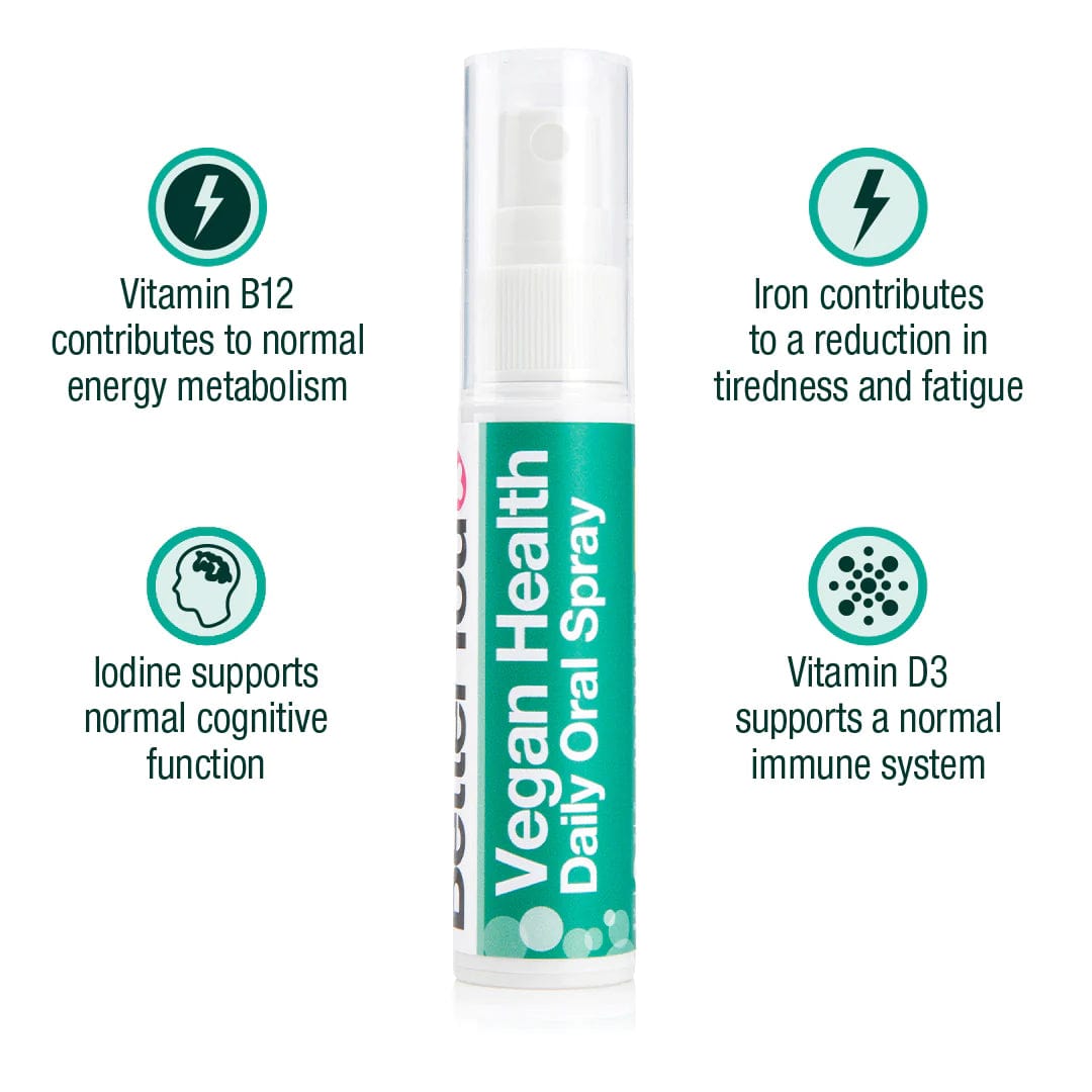 Better You Vegan Health Oral Spray 15ml Energy and Wellbeing