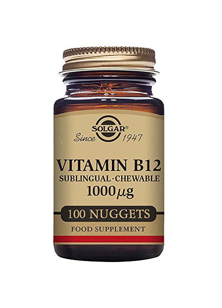 Solgar Vitamin B12 1000 µg Sublingual Chewable (100) Energy and Wellbeing