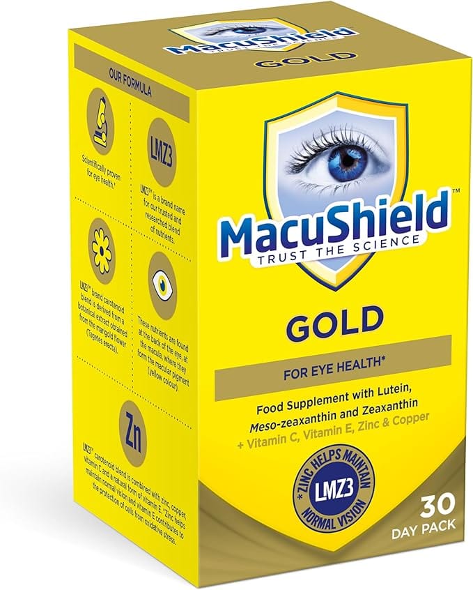 MacuShield Gold Eye Supplements (30 Day Pack) Eye Health
