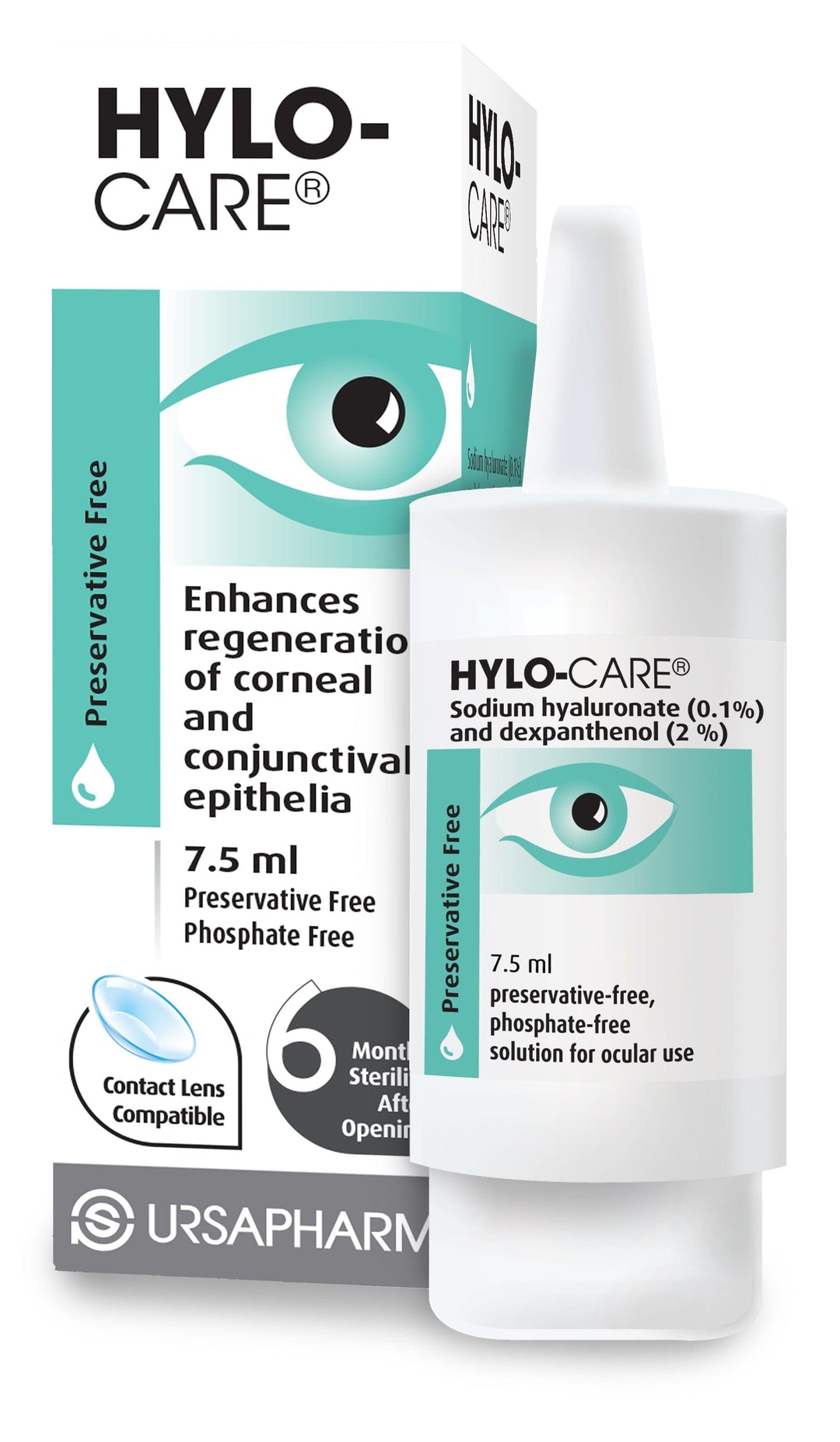 Hylo Care Preservative Free Eye Drops (7.5ml) Eyes and Ears