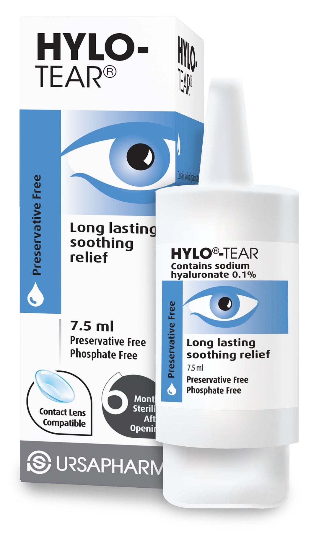 Hylo Tear Preservative Free Eye Drops (7.5ml) Eyes and Ears