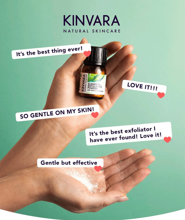 Kinvara Elemental Exfoliating Powder Scrub (20g) Face Care