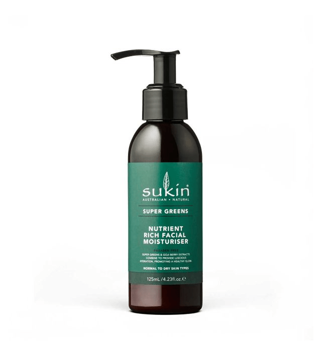 Sukin Super Greens Facial Moisturiser (125ml) Face Care