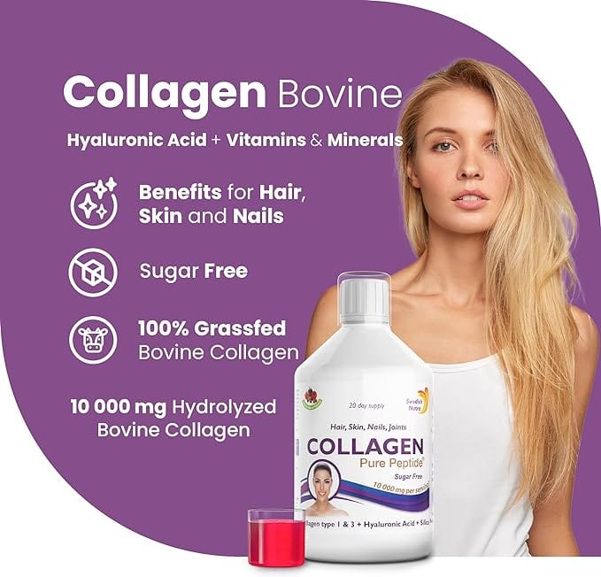 Swedish Nutra Collagen Liquid (500ml) Face Care