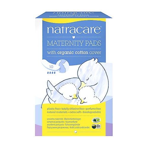 Natracare Maternity Pads with Organic Cotton Cover -10 Pads Feminine Care