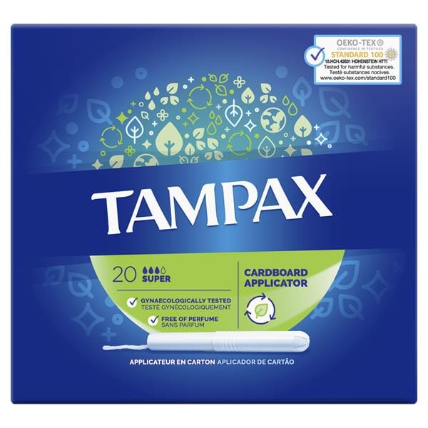 Tampax Regular Tampons ~ Super (20) Feminine Care