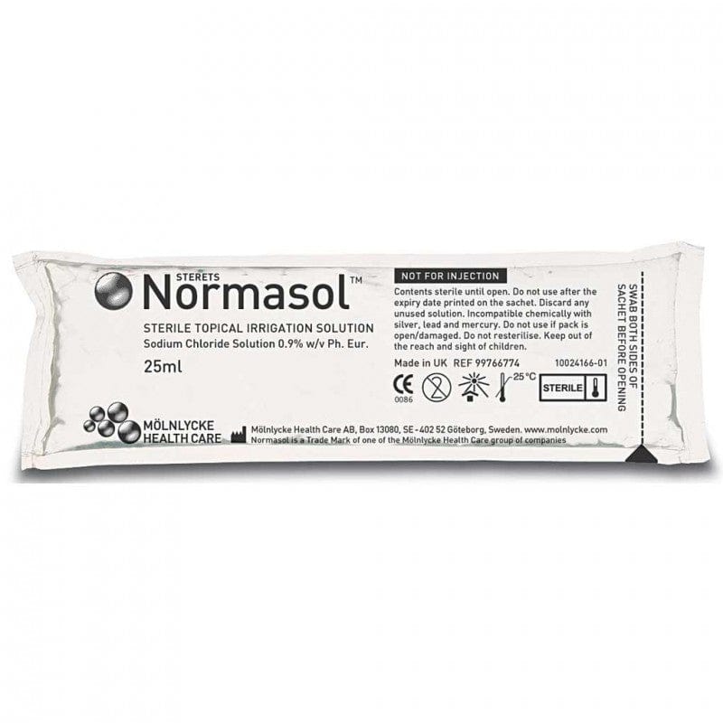 Normasol Topical Irrigation Sachets - Single 25ml Sachet First Aid