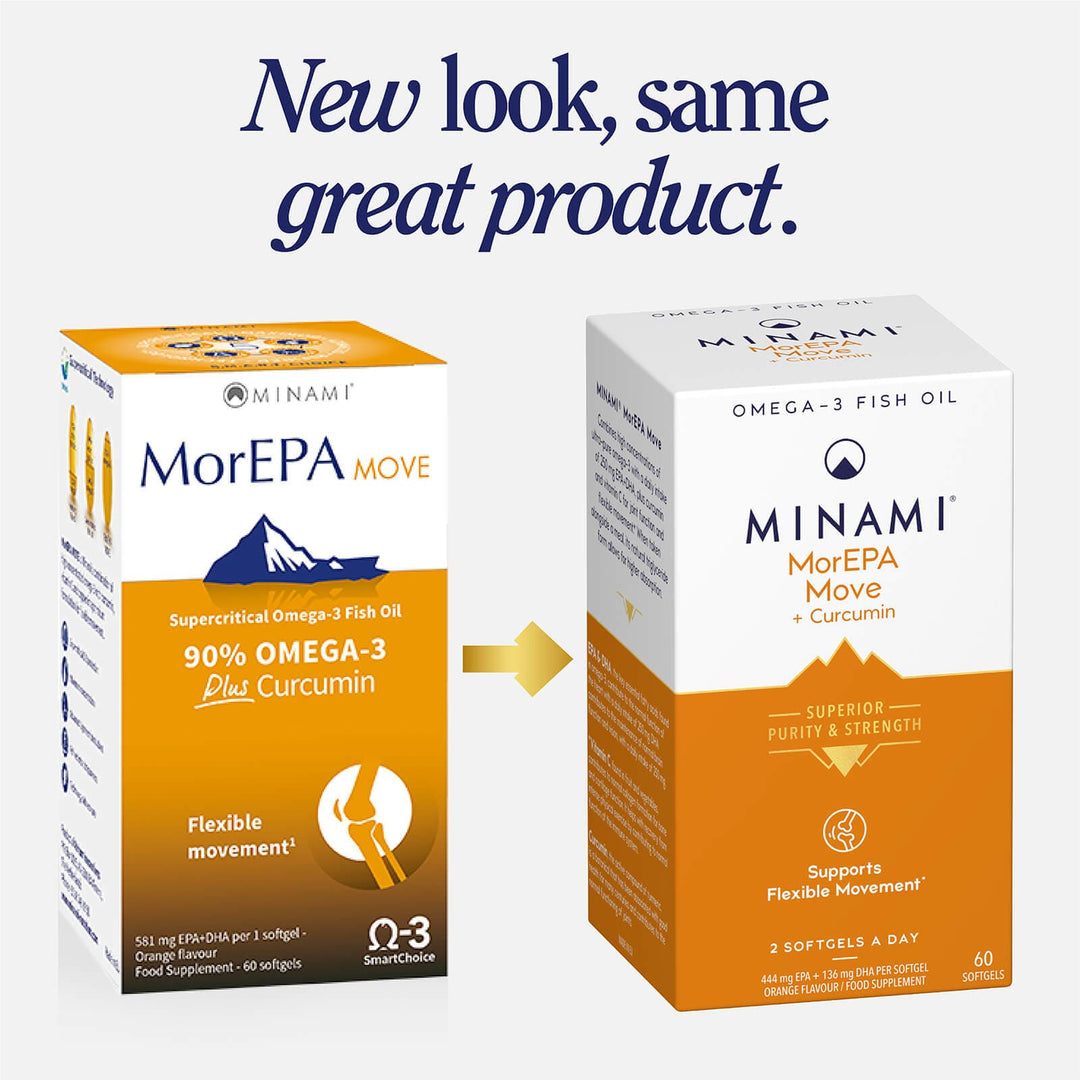 Minami MorEPA Move Omega 3 + Curcumin (60) Fish Oils