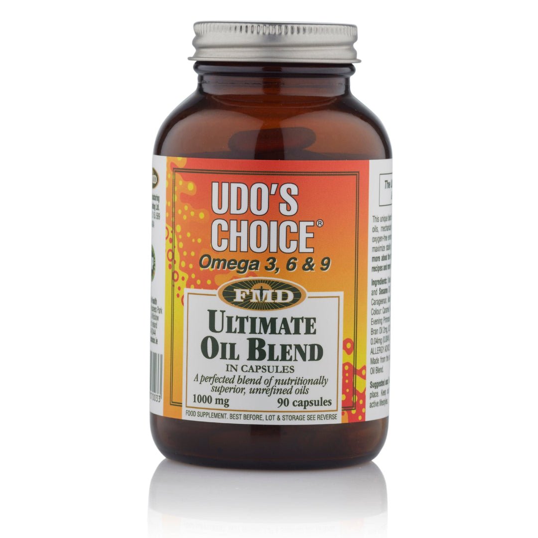 Udo's Choice Ultimate Oil Blend Capsules 90 Fish Oils