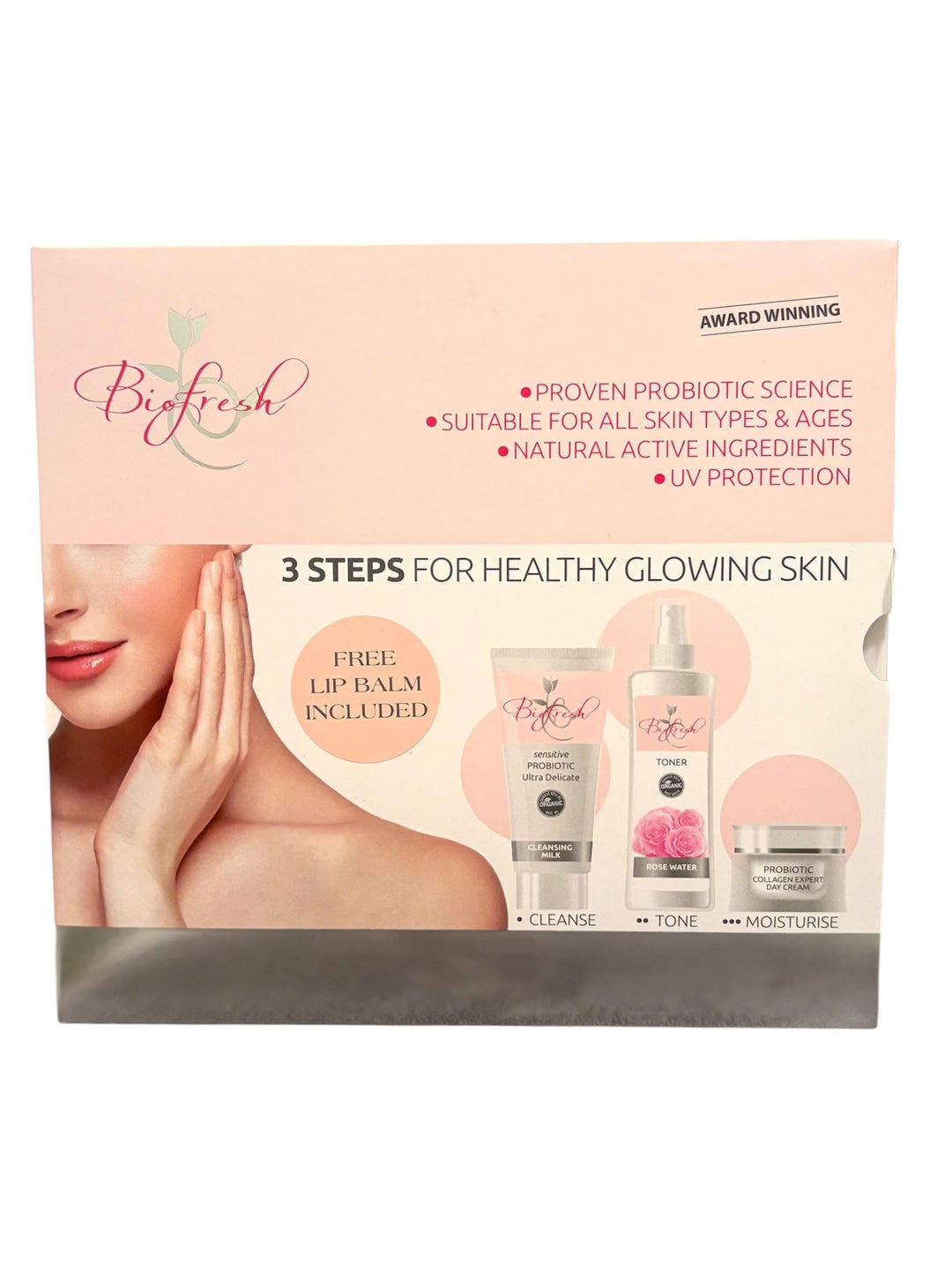 Biofresh - 3 Steps For Healthy Glowing Skin Gift Set For Her Biofresh - 3 Steps For Healthy Glowing Skin Gift Set
