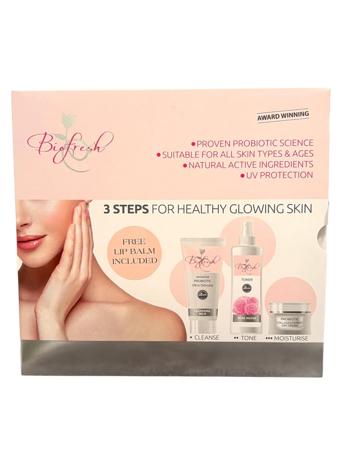 Biofresh - 3 Steps For Healthy Glowing Skin Gift Set For Her Biofresh - 3 Steps For Healthy Glowing Skin Gift Set