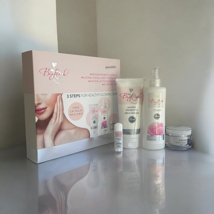 Biofresh - 3 Steps For Healthy Glowing Skin Gift Set For Her Biofresh - 3 Steps For Healthy Glowing Skin Gift Set