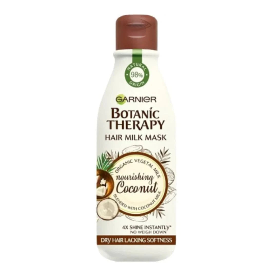 Garnier Botanic Therapy Hair Milk Mask - Nourishing Coconut 250ml Haircare Garnier Botanic Therapy Hair Milk Mask - Nourishing Coconut 250ml