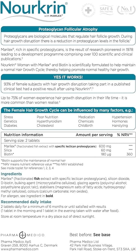 Nourkrin Woman 3 Month Supply (180) Haircare