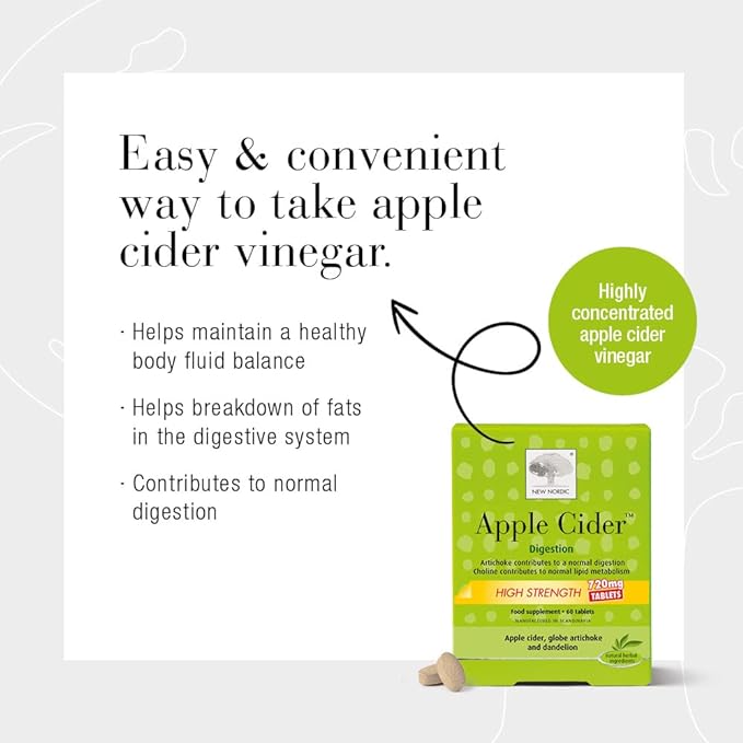 New Nordic Apple Cider 720mg High Strength (60) Health Food