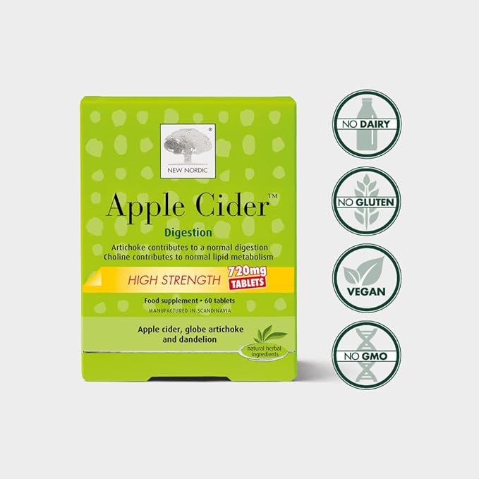 New Nordic Apple Cider 720mg High Strength (60) Health Food