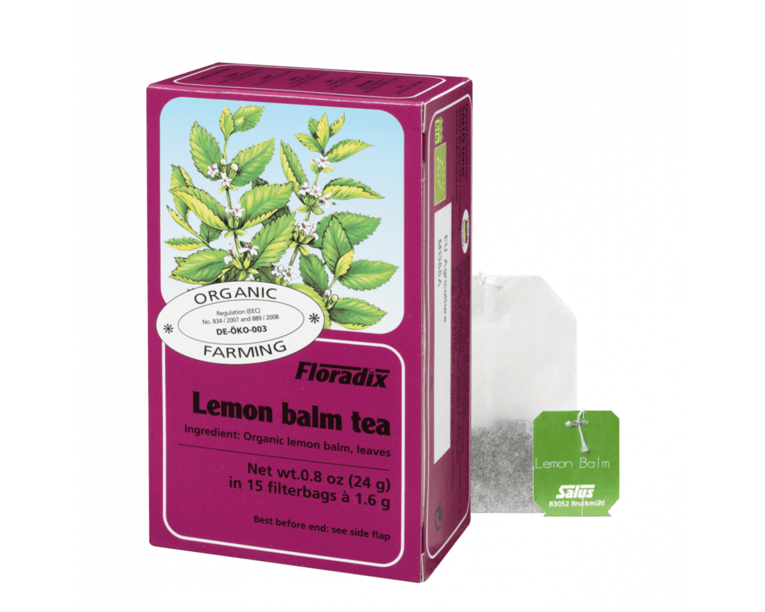 Floradix Lemon Balm Melissa Tea (15 Teabags) Herbal Remedies
