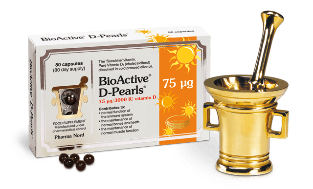 Pharma Nord BioActive Vitamin D Pearls 3,000IU (80) Immune System
