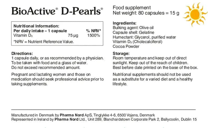 BioActive Vitamin D Pearls 3,000IU (80) Immune System
