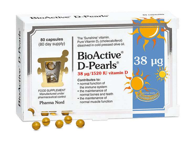 BioActive Vitamin D Pearls 38mcg 1,520IU (80) Immune System