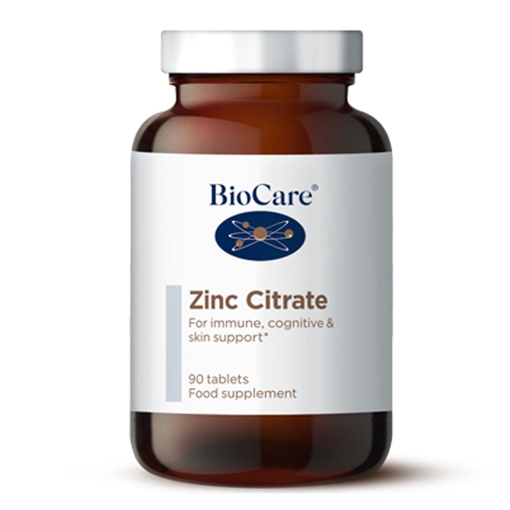 Zinc Citrate Tablets | Biocare (90) Immune System