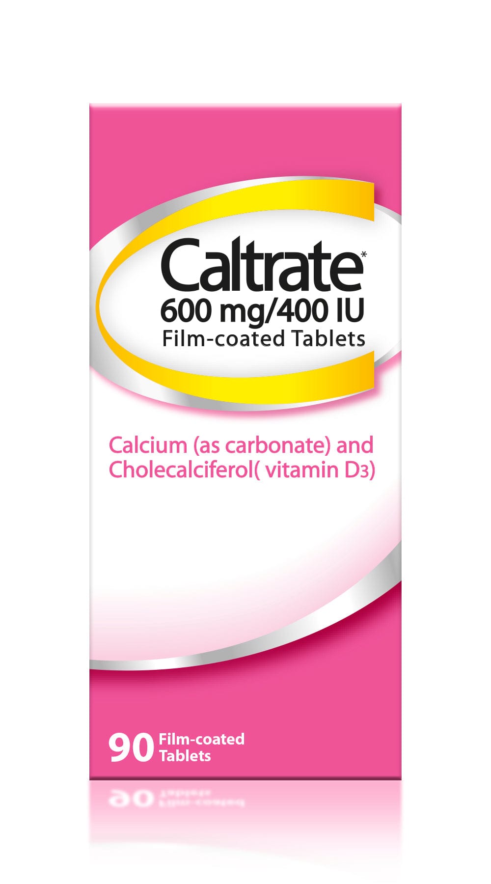 Caltrate Calcium 600mg & Vitamin D3 400IU Tablets (90) Joints and Bones