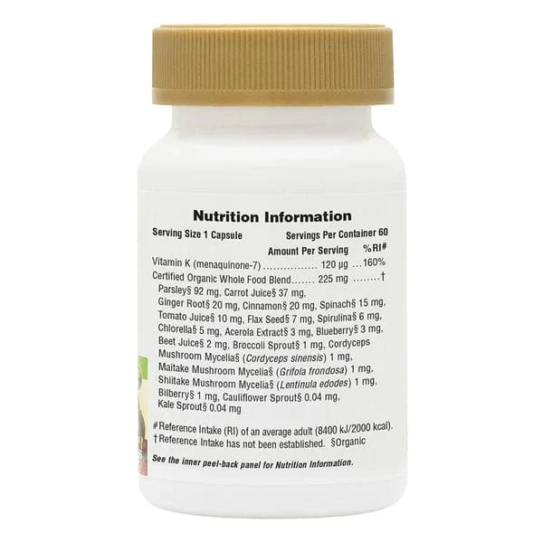 Source of Life Vitamin K2 120mcg (60) Joints and Bones Source of Life Vitamin K2 120mcg (60)