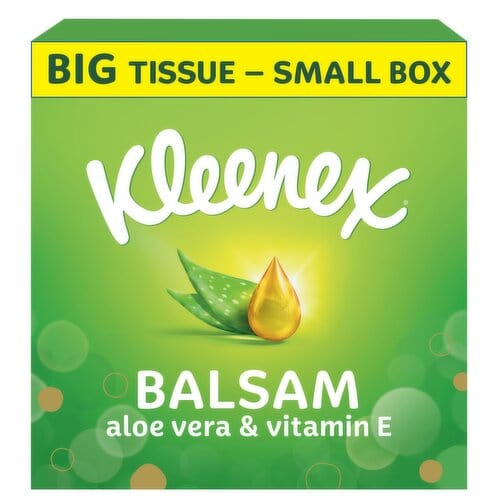 Kleenex Balsam Extra Large Compact Tissues Single Box 44 Sheets Kleenex Balsam Extra Large Compact Tissues Single Box 44 Sheets