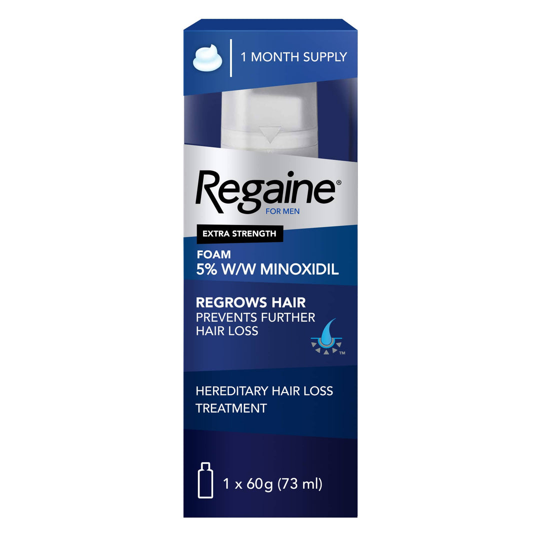 Regaine Extra Strength Scalp Foam 1 Month (60g) Mens Toiletries PA0330/036/003