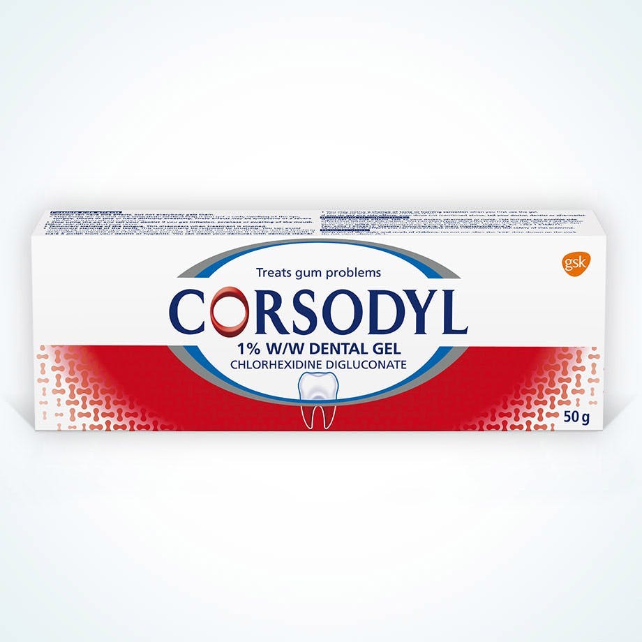 Corsodyl Gum Disease Treatment Dental Gel (50g) Mouth Care PA0678/002/001
