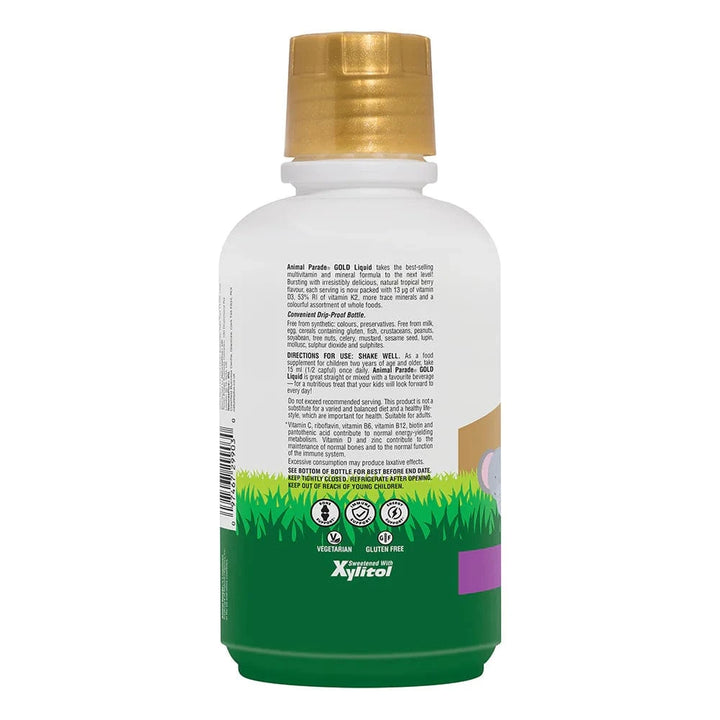 Animal Parade GOLD Multivitamin Childrens Liquid 480ml Multi Vitamins Animal Parade GOLD Multivitamin Childrens Liquid 480ml