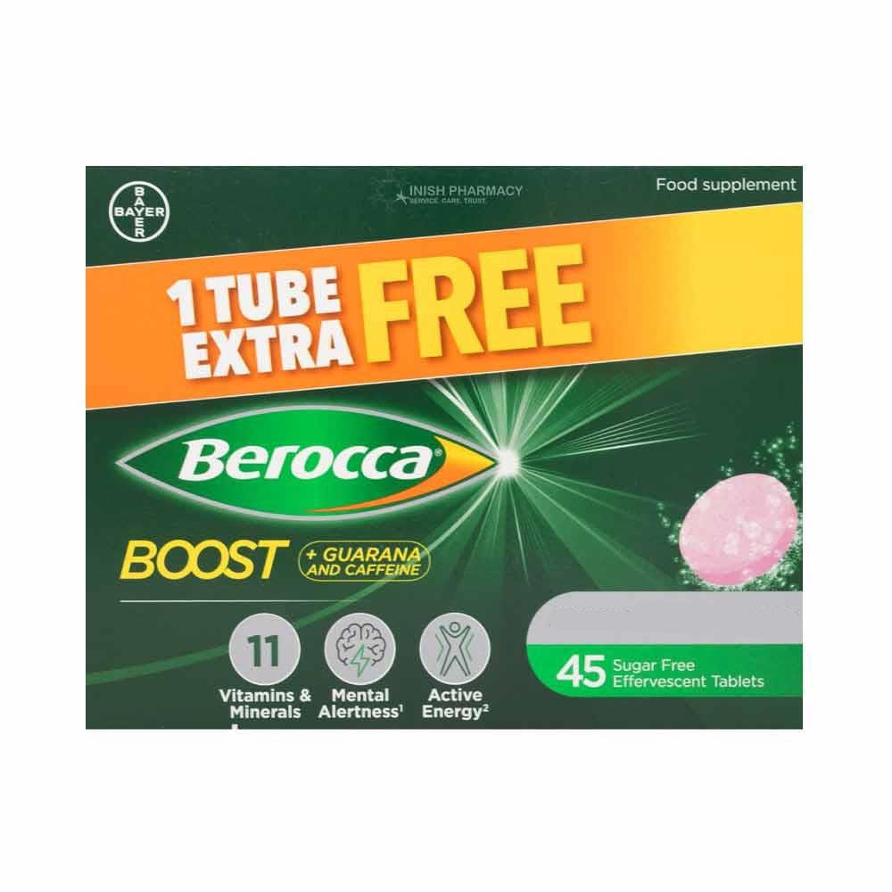 Berocca Boost 30's & 15 Free - 50% Free (45) Multi Vitamins
